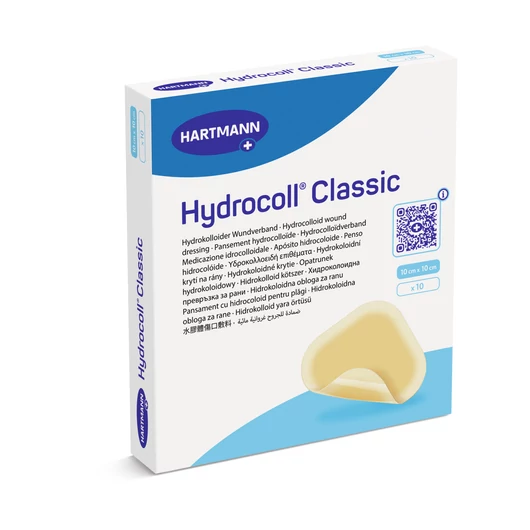 Hydrocoll® Classic hidrokolloid kötszer (10x10 cm; 10 db)