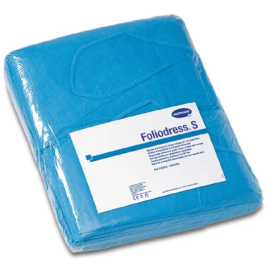 Foliodress S beteglátogató kabát,nem steril (kék)