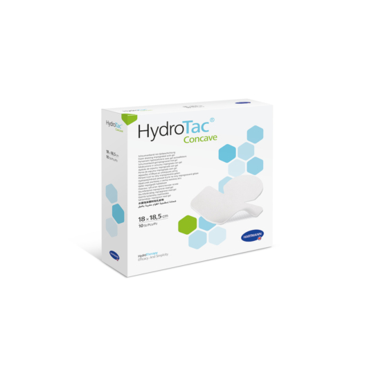 HydroTac® Concave géllel impregnált habkötszer (18x18,5 cm; 10 db)