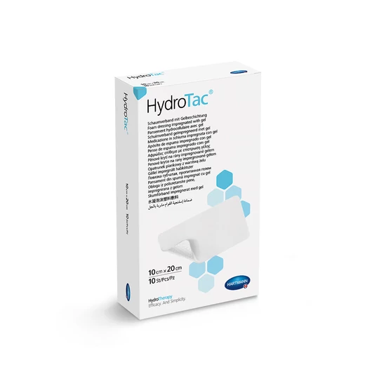 HydroTac® géllel impregnált habkötszer (10x20 cm; 10 db)