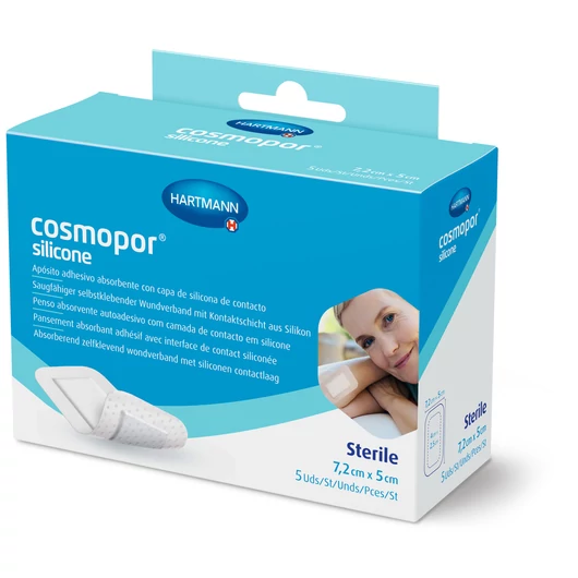 Cosmopor® silicone sebtapasz (7,2x5 cm; 5 db)