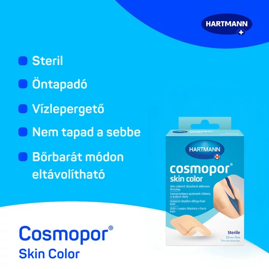 Cosmopor® skin color sebtapasz (7,2x5 cm; 5 db)