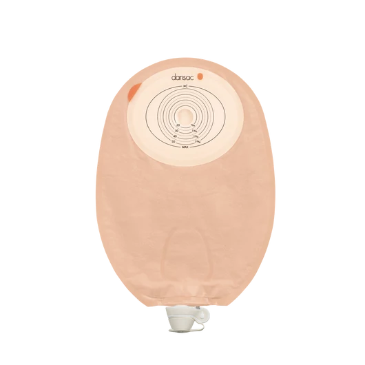 Dansac NovaLife TRE 1 Urostomy 3492-15, kivágható 15-55x70mm, 245ml, átlátszó (10db/doboz)