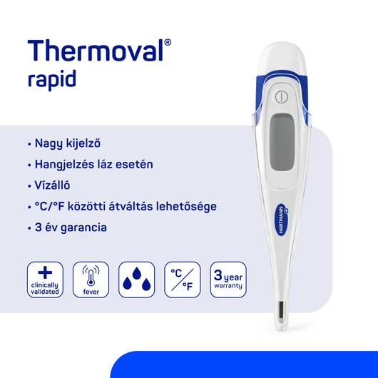 Thermoval® rapid digitális lázmérő (1 db)