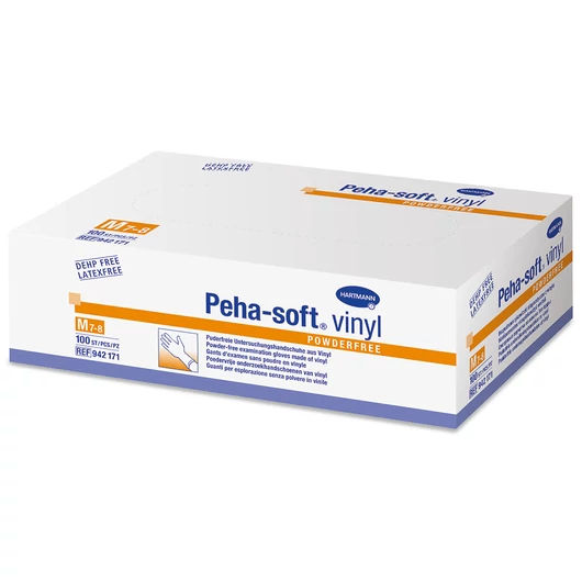 Peha-soft® vinyl púdermentes vizsgálókesztyű