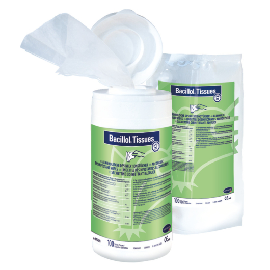 Bacillol® Tissues felületfertőtlenítő törlőkendő