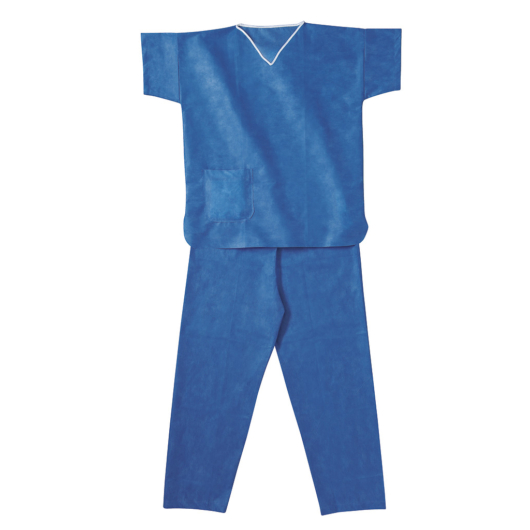 Foliodress® zsilipruha (kék), kerek nyakkivágással (S; 1 db)
