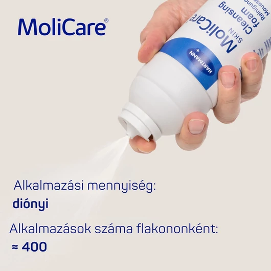 MoliCare® SKIN bőrtisztító hab (400ml; 1 db)