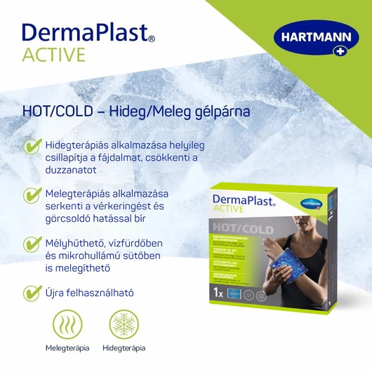 DermaPlast® ACTIVE HOT/COLD hideg/meleg gélpárna (12x29 cm; 1 db)