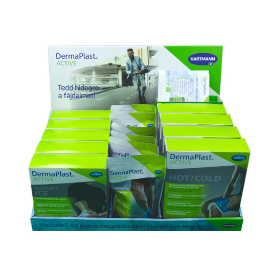 DermaPlast® Active display + termékcsomag