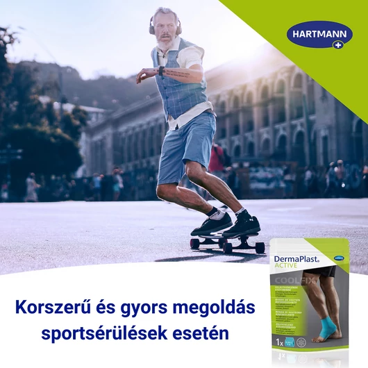 DermaPlast® ACTIVE COOLFIX hűsítő pólya (6 cm x 4 m; 1 db)