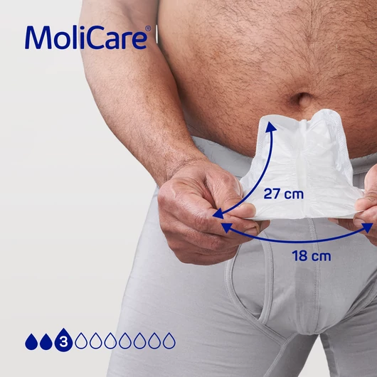 MoliCare® Premium MEN Pad férfi betét (3 csepp; 14 db)