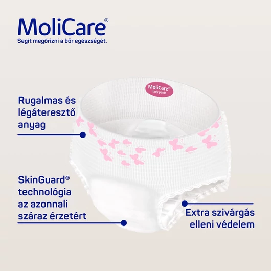 MoliCare® Premium lady pants 7 csepp inkontinencia alsónemű (M; 8 db)