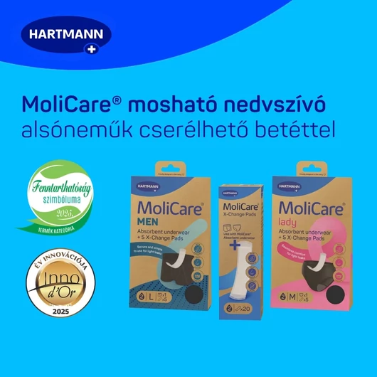 MoliCare® MEN mosható férfi nedvszívó alsónemű 5 db betéttel (M; 1 db)