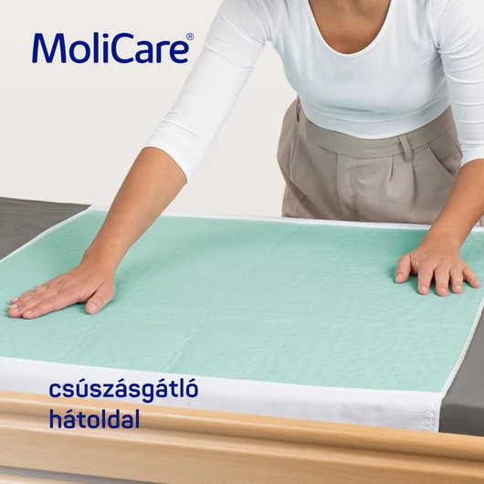 MoliCare® Premium Bed Mat Textil alátét szárnyas 7 csepp (75x85 cm, szárnyakkal; 1 db)