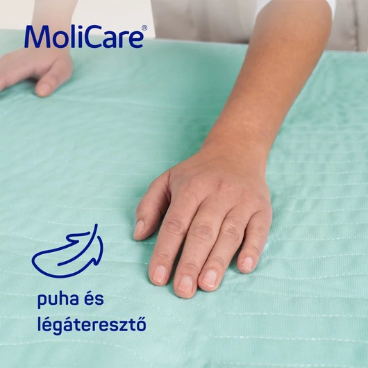 MoliCare® Premium Bed Mat Textil alátét szárnyas 7 csepp (75x85 cm, szárnyakkal; 1 db)