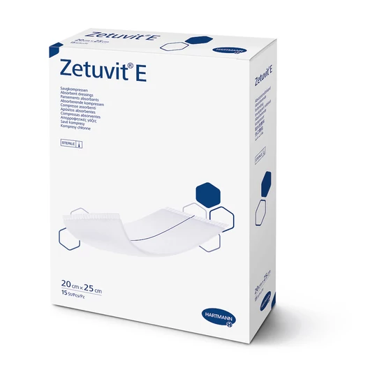 Zetuvit E sebpárna steril 20x25cm (15db)