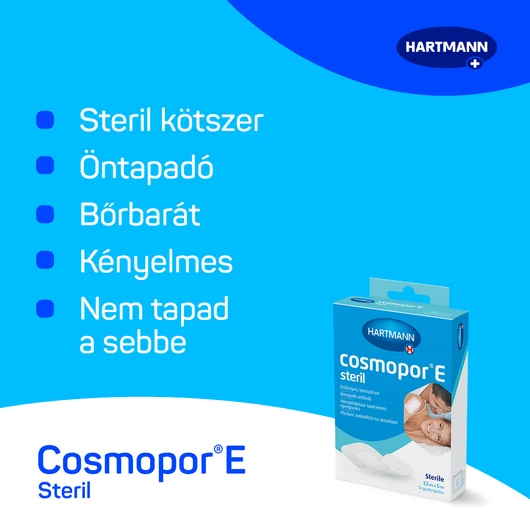 Cosmopor® E steril sebtapasz (10x8cm; 5 db)