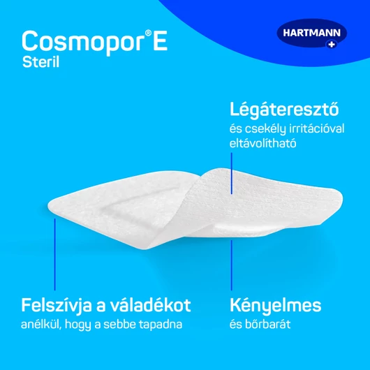 Cosmopor® E steril sebtapasz (10x8cm; 5 db)