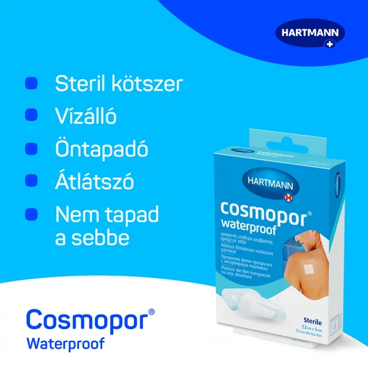 Cosmopor® waterproof sebtapasz (7,2x5cm; 5 db)
