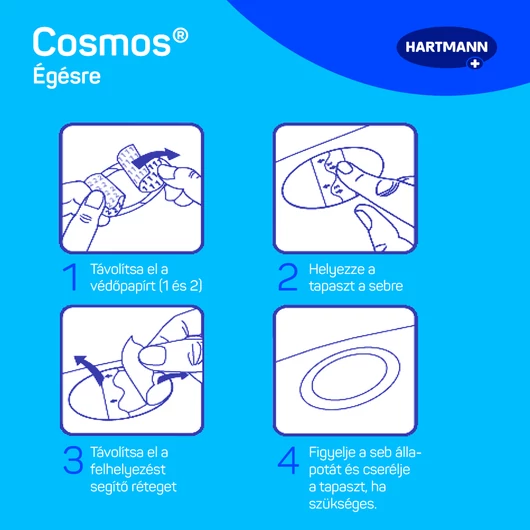 Cosmos® sebtapasz égésre (8db)