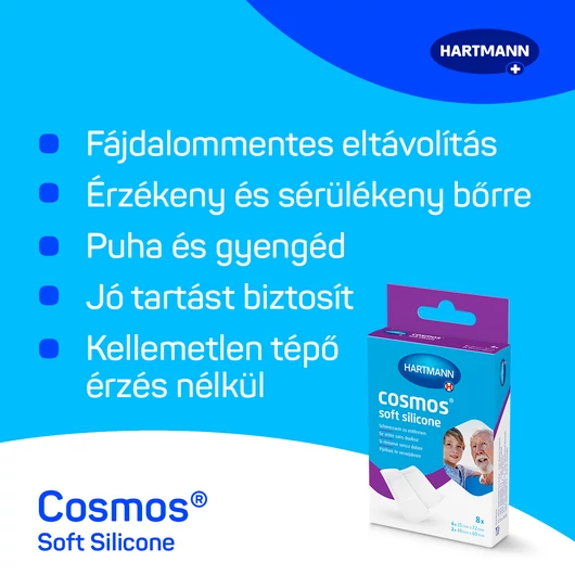 Cosmos® soft silicone sebtapasz (8 db)