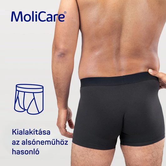 MoliCare® MEN mosható férfi nedvszívó alsónemű (M; 1 db)