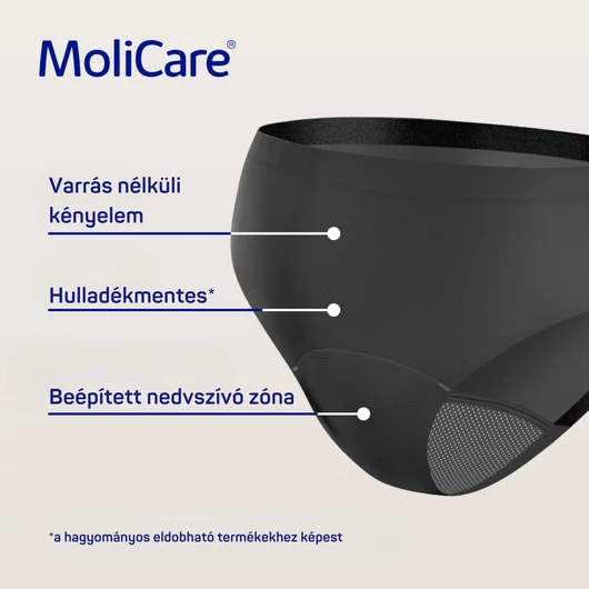 MoliCare® lady mosható női nedvszívó alsónemű (M; 1 db)