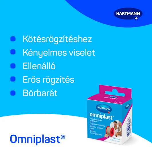 Omniplast® ragtapasz (2,5cmx5m; 1 db)
