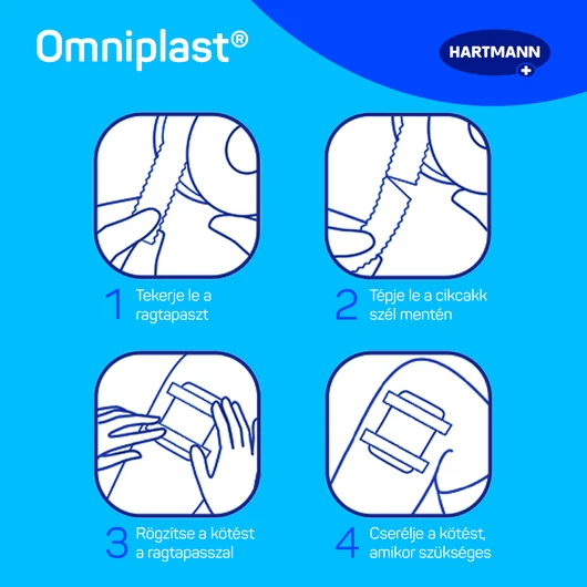 Omniplast® ragtapasz (2,5cmx5m; 1 db)
