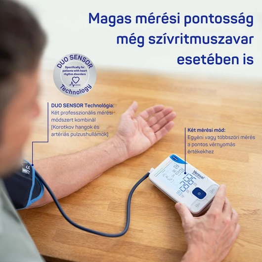 Veroval® duo control felkari vérnyomásmérő (Large; 1 db)
