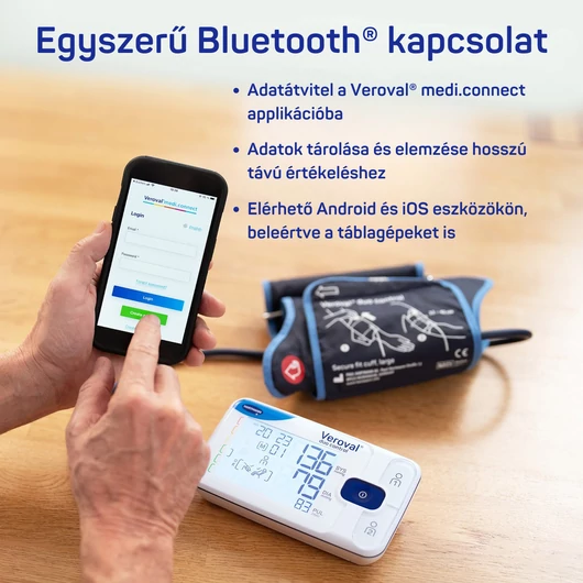 Veroval® duo control felkari vérnyomásmérő (Large; 1 db)