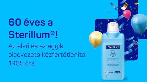 A Sterillium® kézfertőtlenítőszer 60 éves születésnapját ünnepeljük