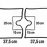 Kép 2/2 - Foliodrape® Protect variálható, kétrétegű, ragasztós szélű, lyukas lepedő, (45x75 cm; 65 db)