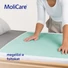 MoliCare® Premium Bed Mat Textil alátét szárnyas 7 csepp (75x85 cm, szárnyakkal; 1 db)