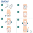 Kép 4/6 - MoliCare® Fixpants rövidszárú rögzítőnadrág (L; 3 db)
